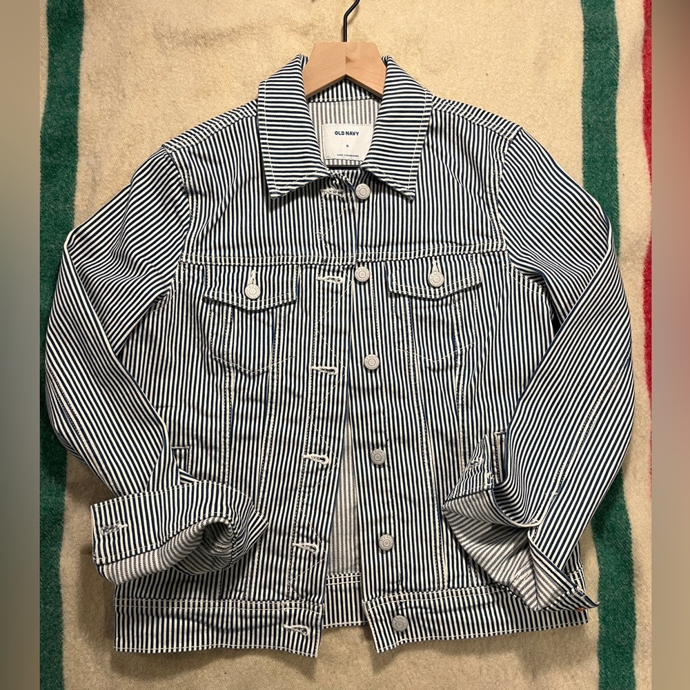 Old Navy "Engineer" Stripe Jacket